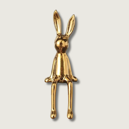 Ornement de Lapin Élégant | Décoration Chic et Joyeuse pour Intérieur