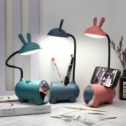 Lampe Tactile LED pour Enfants | Design de Lapin avec Chargeur USB