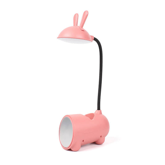 Lampe de Bureau LED Rechargeable | Design Amusant avec Porte-Stylo et Contrôle Tactile