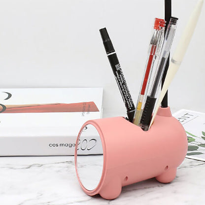Lampe de Bureau LED Rechargeable | Design Amusant avec Porte-Stylo et Contrôle Tactile