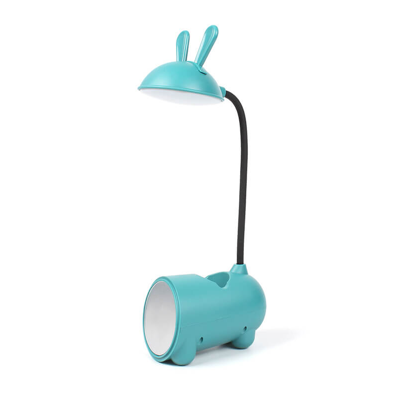 Lampe de Bureau LED Rechargeable | Design Amusant avec Porte-Stylo et Contrôle Tactile
