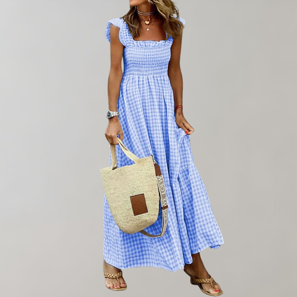 Robe d'été rétro pour Femmes | Confort et Élégance en Toute Saison