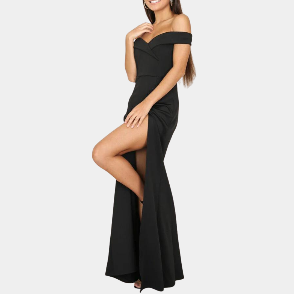 Robe d'été à Épaules Dénudées | Élégance et Confort pour Événements