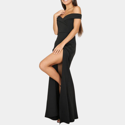 Robe d'été à Épaules Dénudées | Élégance et Confort pour Événements