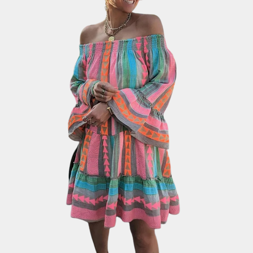 Robe d'été Colorée pour Femmes | Tissu Doux et Respirant pour Confort