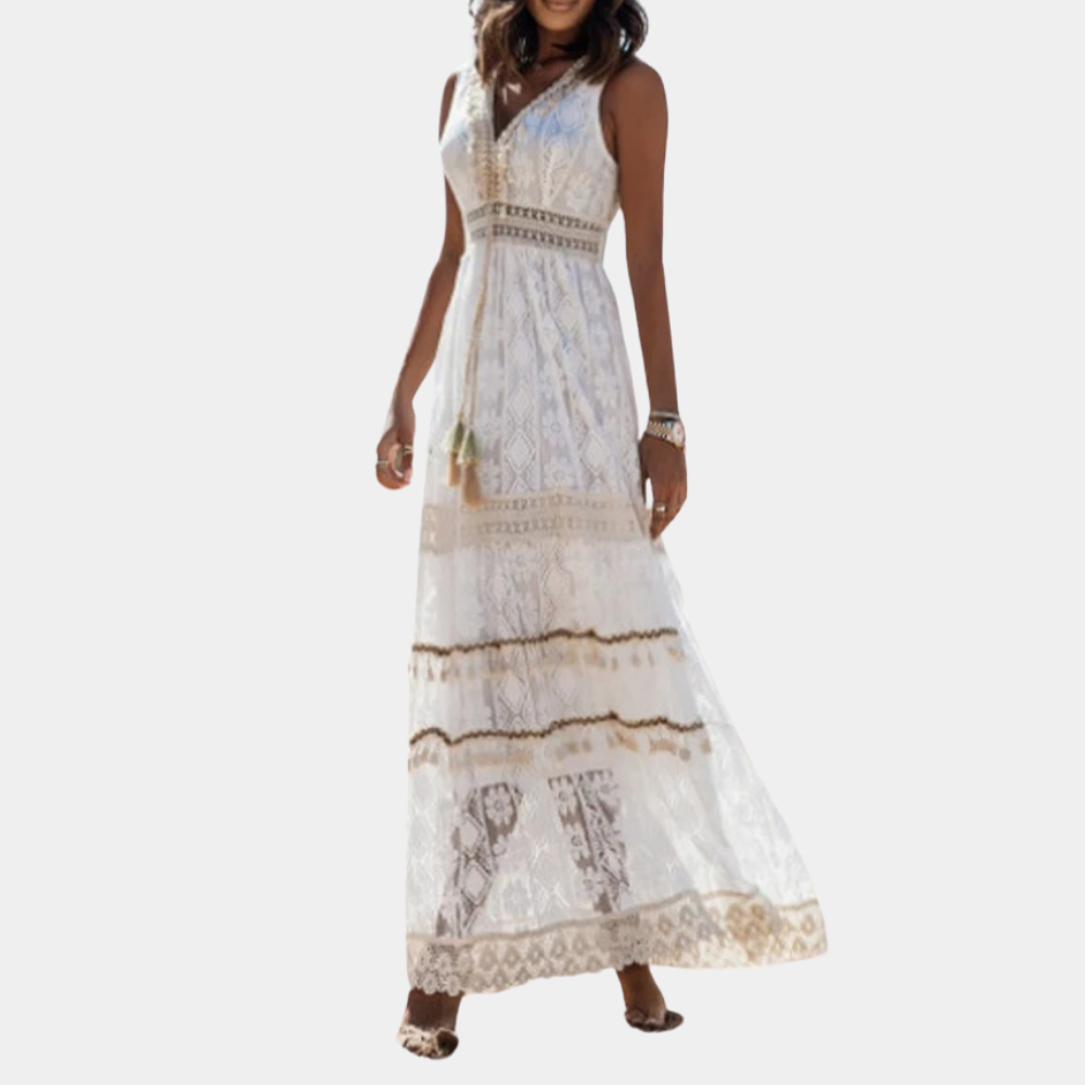 Robe Maxi Bohème pour Femmes | Style Confortable à Manches et Sans Manches