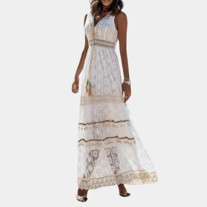 Robe Maxi Bohème pour Femmes | Style Confortable à Manches et Sans Manches