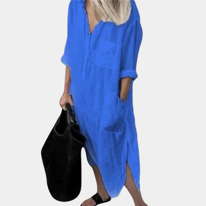 Robe Longue Légère pour Femmes | Confort et Style d'Été Respirant