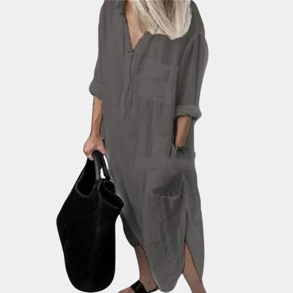 Robe Longue Légère pour Femmes | Confort et Style d'Été Respirant