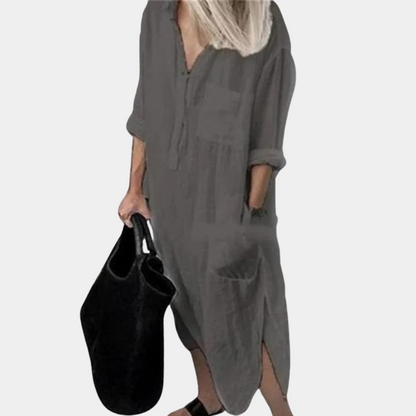 Robe Longue Légère pour Femmes | Confort et Style d'Été Respirant
