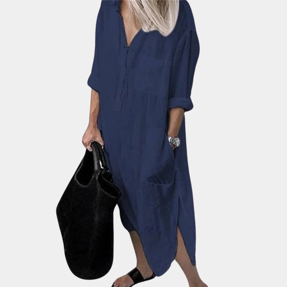 Robe Longue Légère pour Femmes | Confort et Style d'Été Respirant