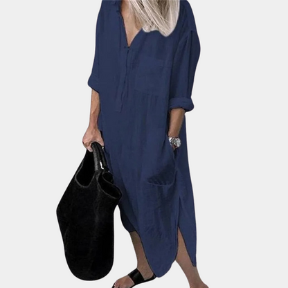 Robe Longue Légère pour Femmes | Confort et Style d'Été Respirant