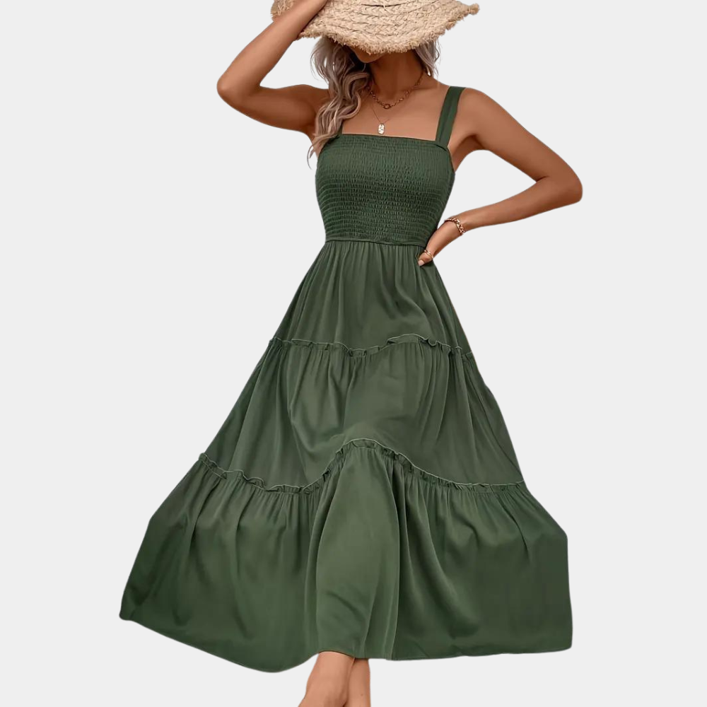 Robe d'Été Confortable pour Femmes | Tissu Respirant et Style Décontracté