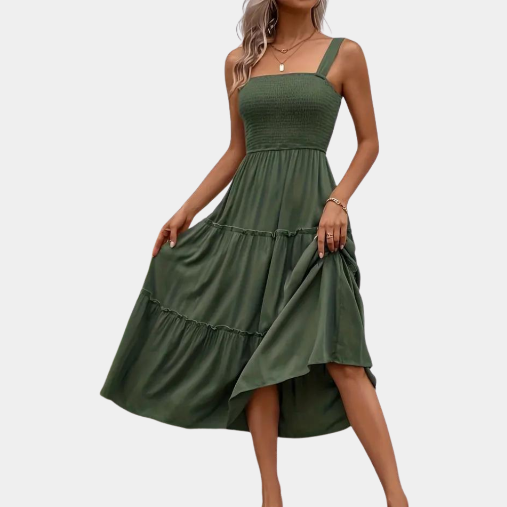 Robe d'Été Confortable pour Femmes | Tissu Respirant et Style Décontracté
