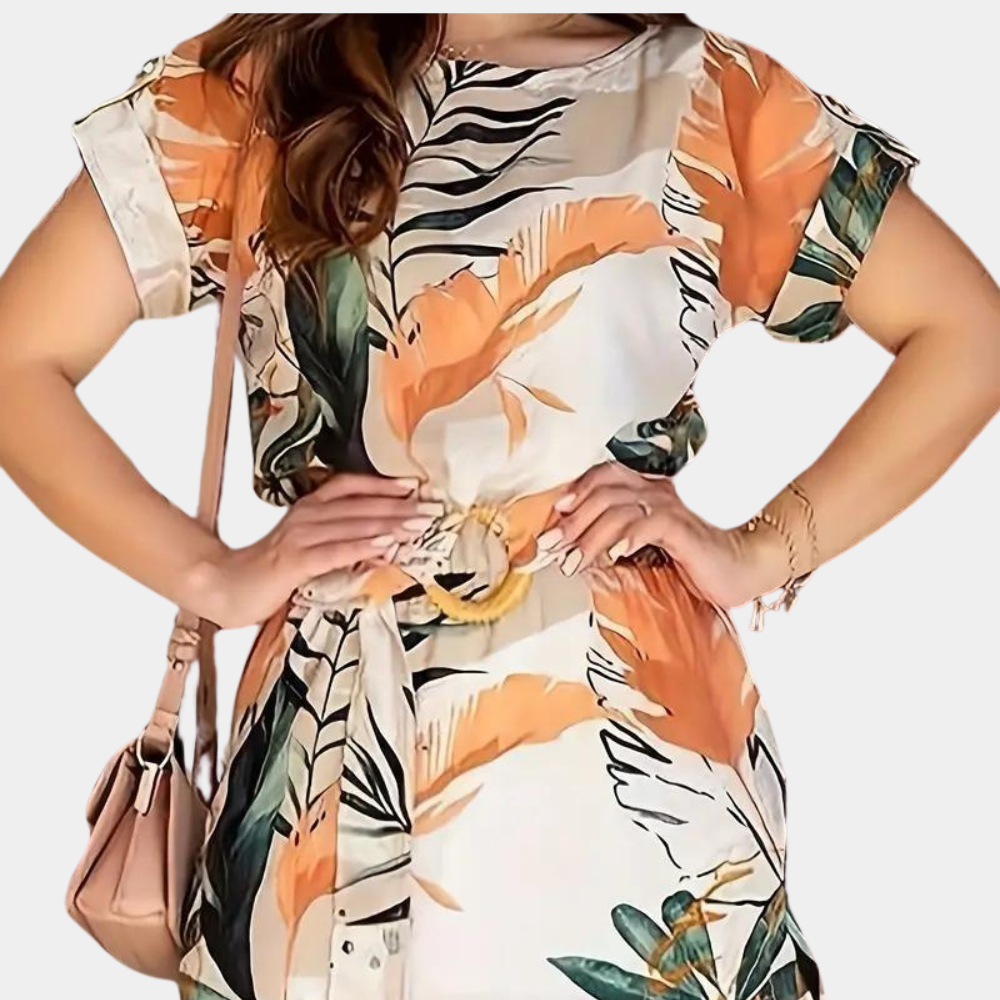 Robe d'été à Fleurs pour Femmes | Confort et Élégance par Temps Chaud