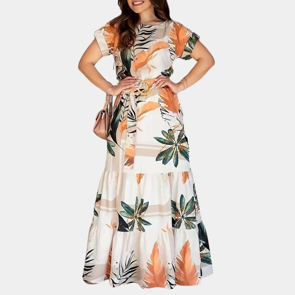 Robe d'été à Fleurs pour Femmes | Confort et Élégance par Temps Chaud