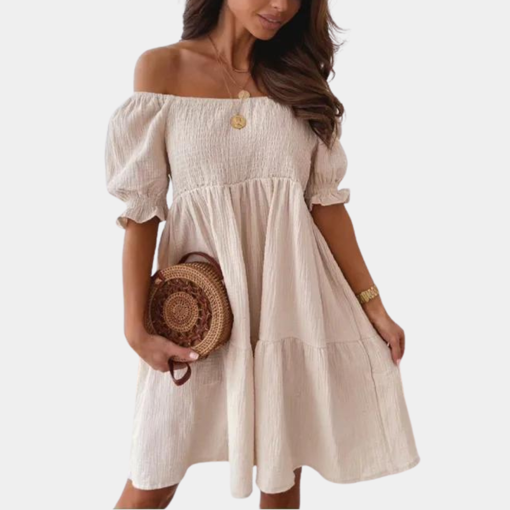 Robe Décolleté Élégante pour Femmes | Confort et Style pour Printemps Été