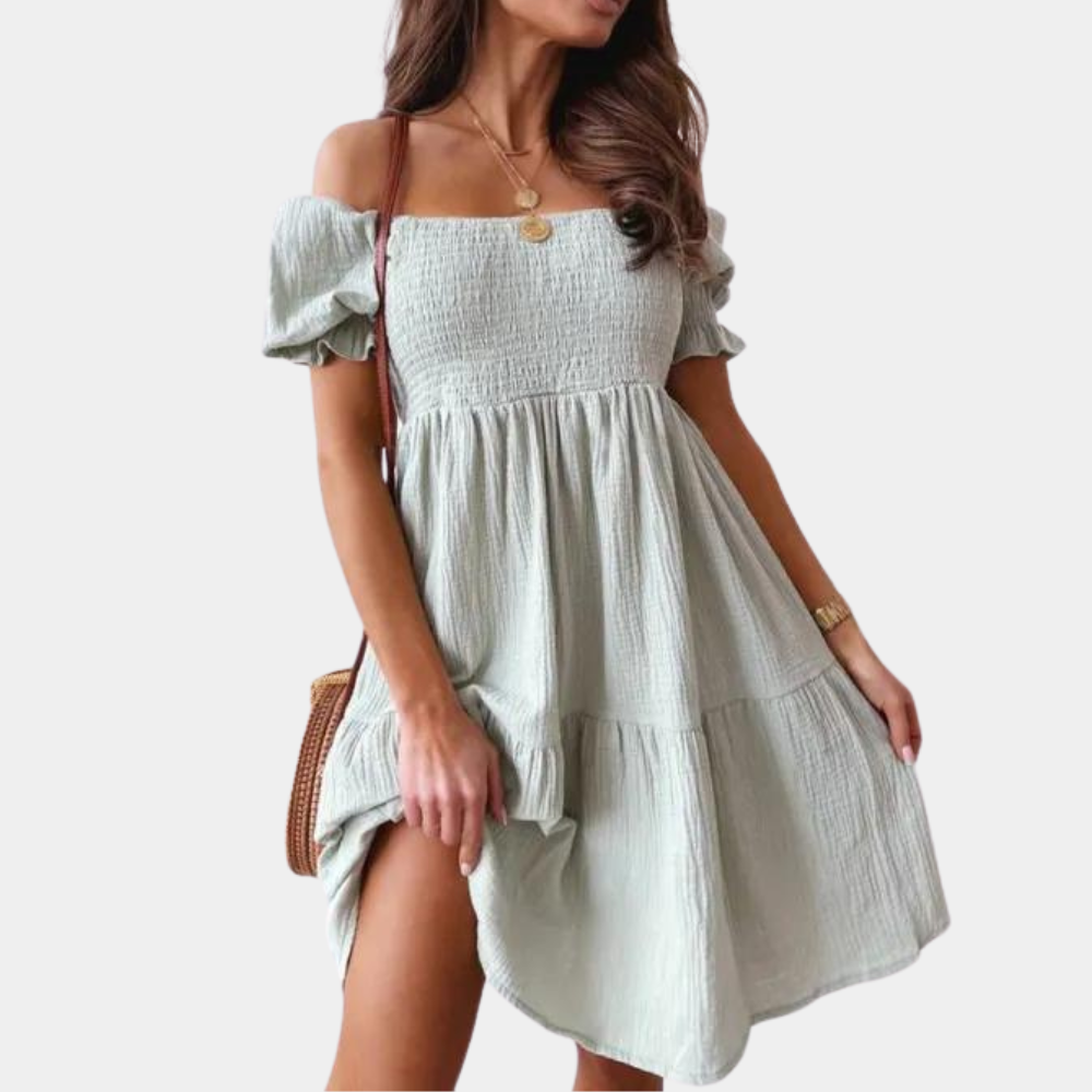 Robe Décolleté Élégante pour Femmes | Confort et Style pour Printemps Été