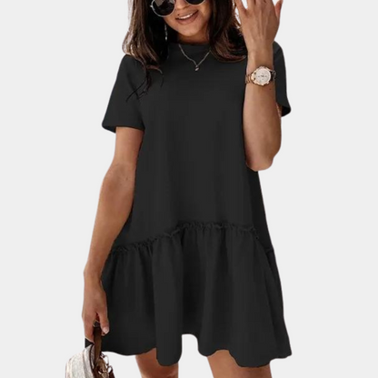 Robe Mini Femme Élégante | Tissu Respirant et Style Polyvalent