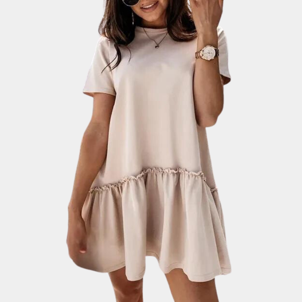 Robe Mini Femme Élégante | Tissu Respirant et Style Polyvalent