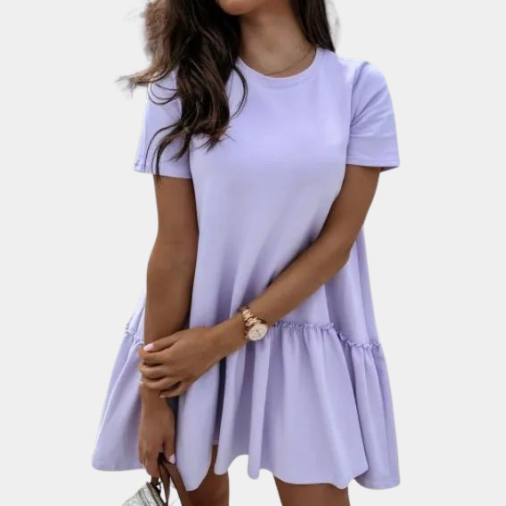 Robe Mini Femme Élégante | Tissu Respirant et Style Polyvalent