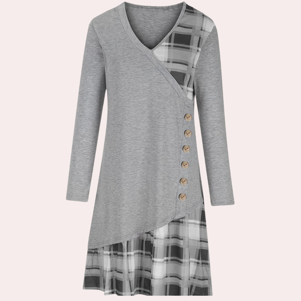 Robe Midi à Carreaux pour Femmes | Chic et Confortable pour le Printemps