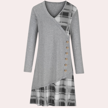 Robe Midi à Carreaux pour Femmes | Chic et Confortable pour le Printemps