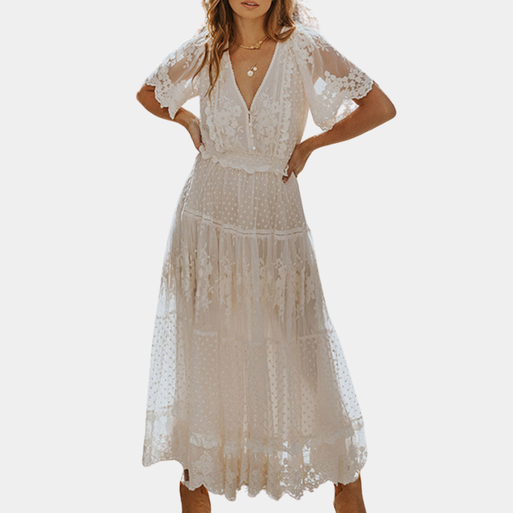 Robe en Dentelle Élégante pour Femmes | Confort et Style Intemporel