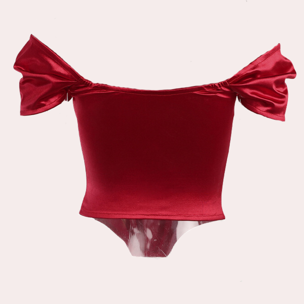 Top Off-Shoulder en Coton | Élégance Confortable et Polyvalente
