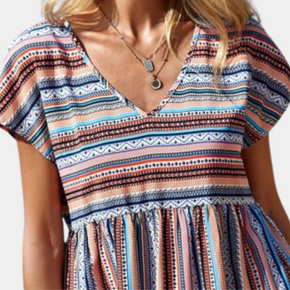 Robe d'été rayée pour Femmes | Confort et Élégance en Toute Occasion