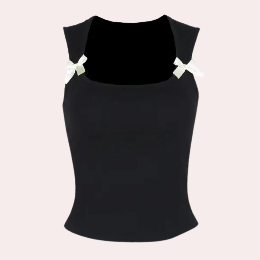 Top Court Femme Classique en Polyester | Style Élégant et Confortable