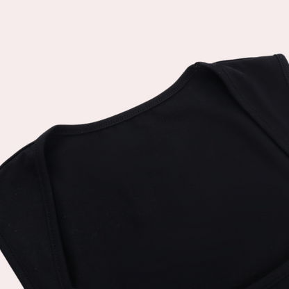 Top Court Femme Classique en Polyester | Style Élégant et Confortable