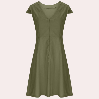 Robe A-Line Coton pour Femmes | Tissu Léger et Style Polyvalent