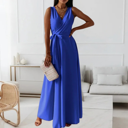 Robe Maxi Élégante pour Femmes | Décolleté en V Flatteur et Confort Optimal