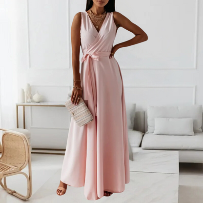 Robe Maxi Élégante pour Femmes | Décolleté en V Flatteur et Confort Optimal