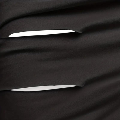 Robe Élégante Noire pour Femmes | Style Intemporel avec Encolure Ronde