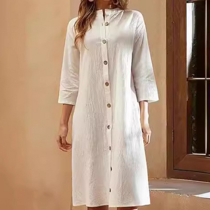 Robe Longue Élégante pour Femmes | Tissu Respirant et Design Sophistiqué