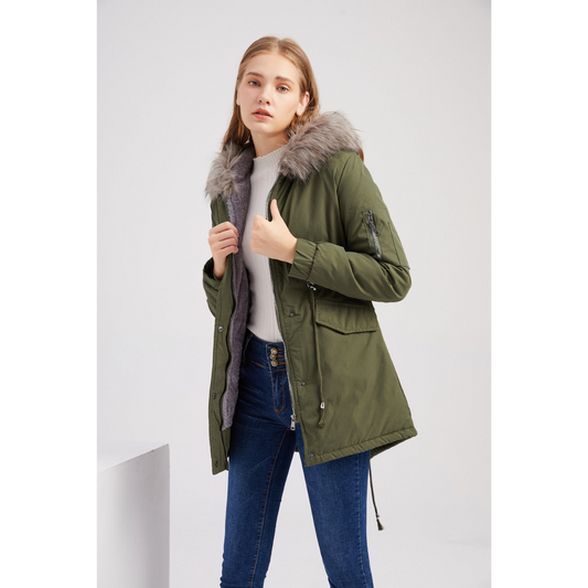 Parka d'hiver pour Femmes | Doublure Chaude et Capuche Protectrice