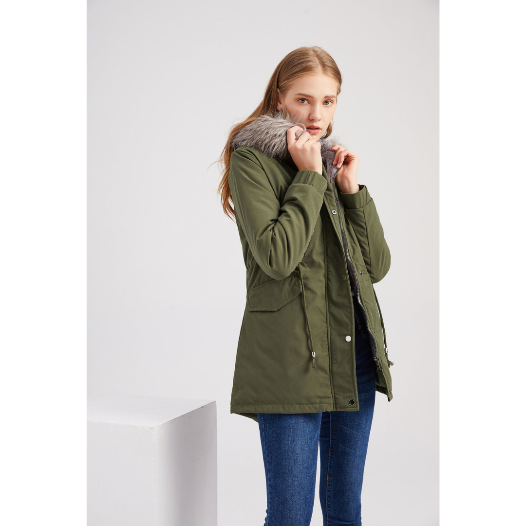 Parka d'hiver pour Femmes | Doublure Chaude et Capuche Protectrice