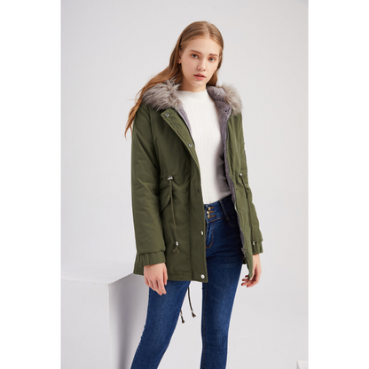 Parka d'hiver pour Femmes | Doublure Chaude et Capuche Protectrice