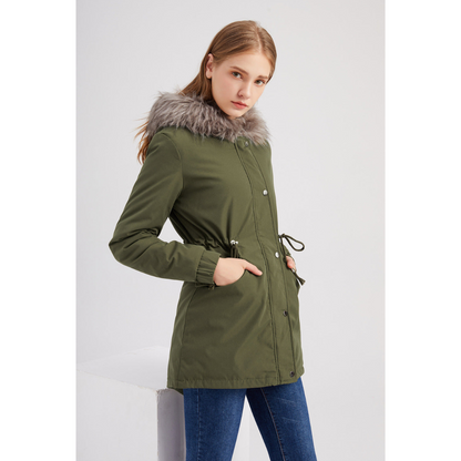 Parka d'hiver pour Femmes | Doublure Chaude et Capuche Protectrice