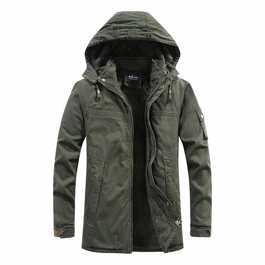 Veste d'hiver à capuche pour homme | Confort et style pour jours froids