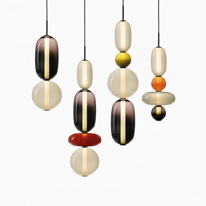Pendentif en Verre Élégant | Brillance Transparente et Design Moderne