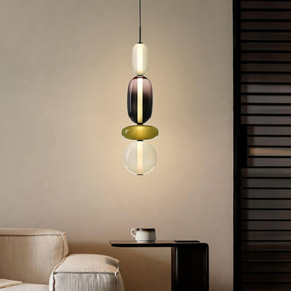 Pendentif en Verre Élégant | Brillance Transparente et Design Moderne