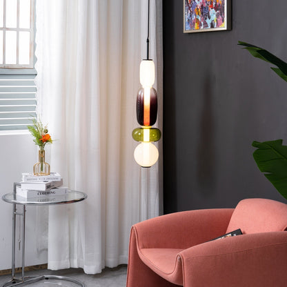 Pendentif en Verre Élégant | Brillance Transparente et Design Moderne
