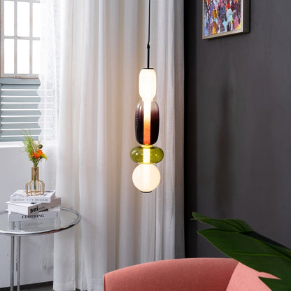 Pendentif en Verre Élégant | Brillance Transparente et Design Moderne