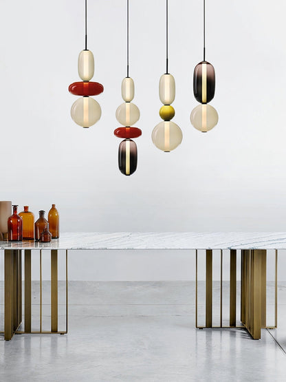 Pendentif en Verre Élégant | Brillance Transparente et Design Moderne