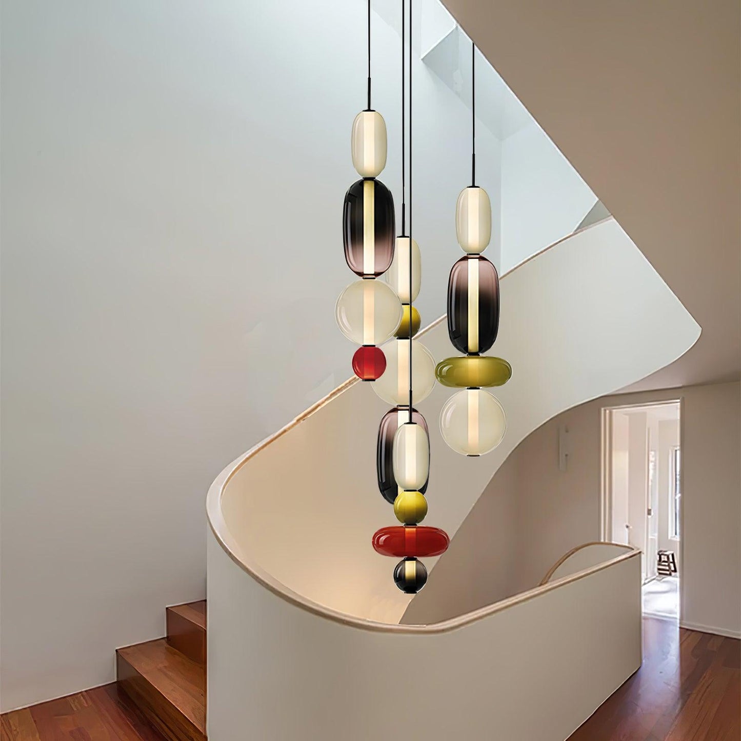 Pendentif en Verre Élégant | Brillance Transparente et Design Moderne
