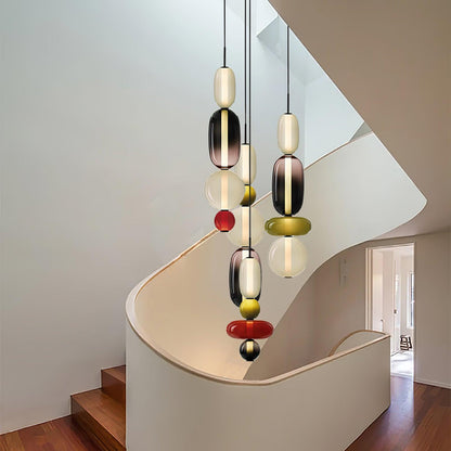 Pendentif en Verre Élégant | Brillance Transparente et Design Moderne
