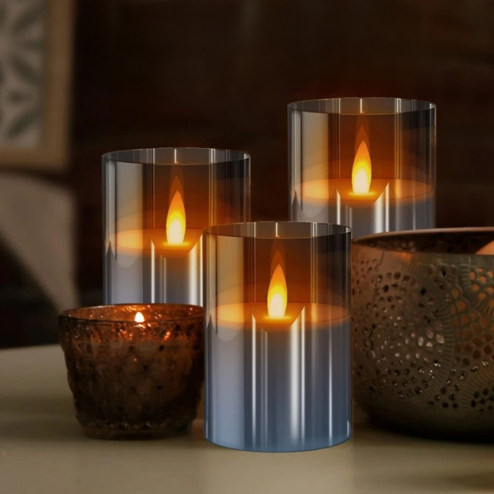 Bougies LED Sans Flamme | Télécommande et Ambiance Chaleureuse